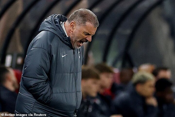 Ange Postecoglou admits Tottenham were ‘NOWHERE NEAR’ their level in dismal Europa League first leg defeat at AZ Alkmaar