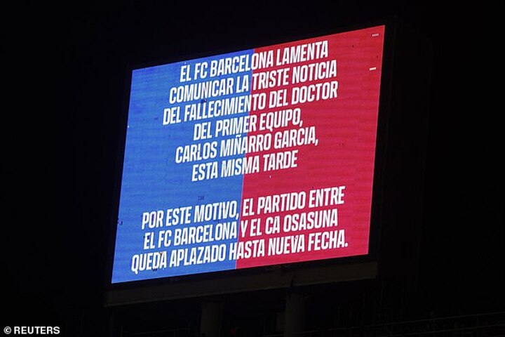 Barcelona vs Osasuna POSTPONED after tragedy involving person close to LaLiga giants’ dressing room