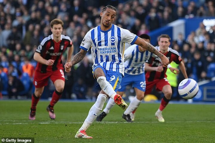 DOMINIC HOGAN: How Joao Pedro has become Brighton’s penalty king