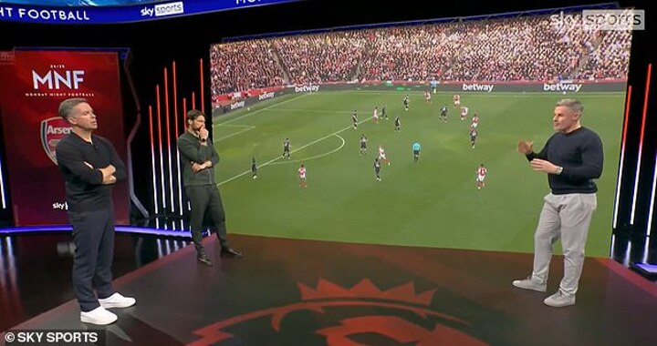 Jamie Carragher insists lack of striker is NOT Arsenal’s biggest problem as he highlights main area to improve on MNF