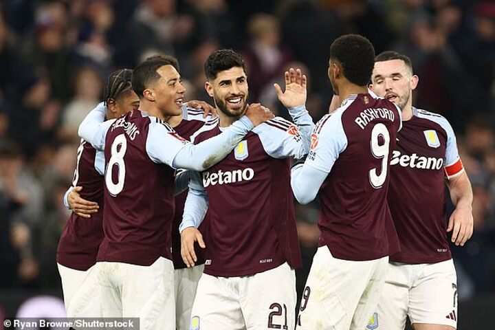 Aston Villa 2-0 Cardiff:  Asensio bags brace for hosts to reach FA Cup QFs