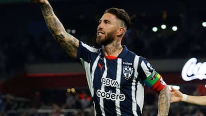 Sergio Ramos off the mark in his second outing for Monterrey