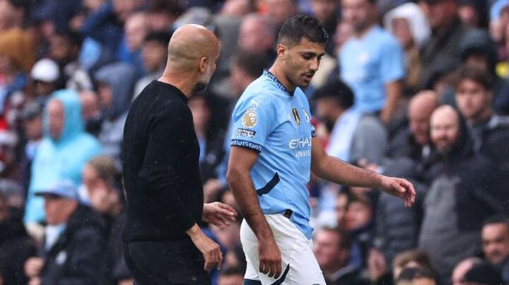 Guardiola sets timeline for Rodri return after City star spotted in training