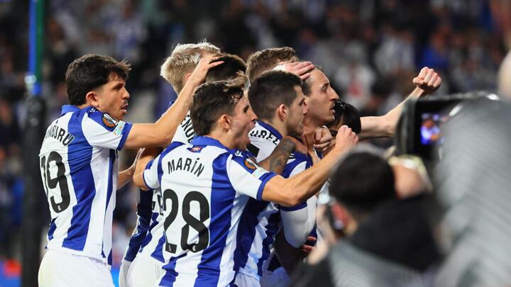 European round-up: Real Sociedad save draw against Manchester United, Real Betis held and Athletic Club lose