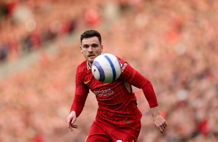 Robertson feels PSG is the best team Liverpool have faced this season