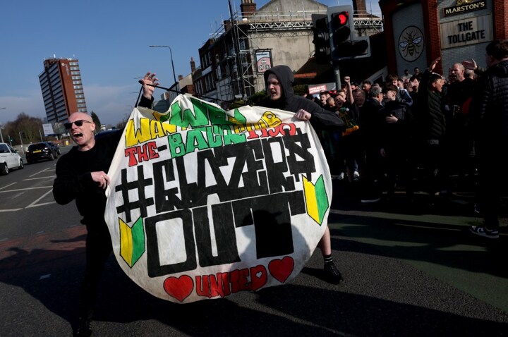 Man Utd fans launch furious protest march – club ‘slowly dying before our eyes’