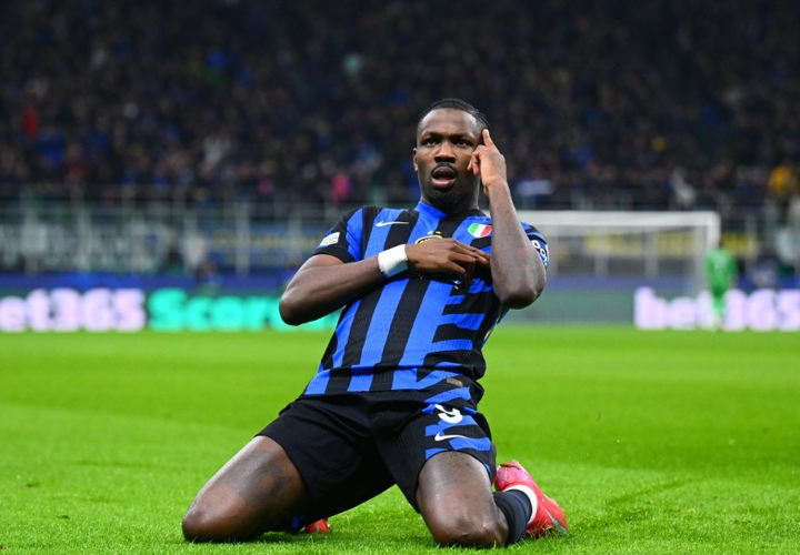 Inter 2-1 Feyenoord (4-1 agg): Thuram scores, Nerazzurri face Bayern in quarters