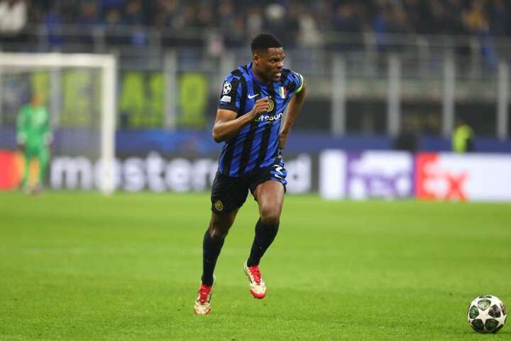 Inter Milan defender Denzel Dumfries: really happy to be the captain of Intern