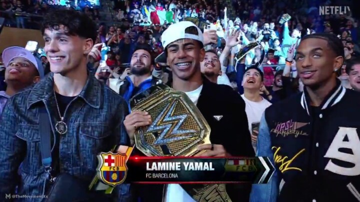 Yamal spotted on TV at SmackDown after rubbing shoulders with WWE stars