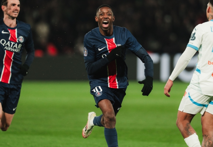 PSG 3-1 Marseille: Dembele and Mendes’ goals maintain hosts’ league dominance