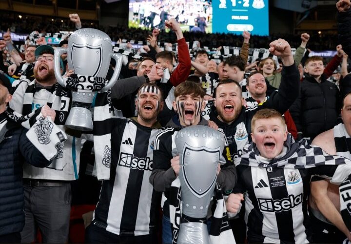 Newcastle fans take over Covent Garden for second night in wild celebrations