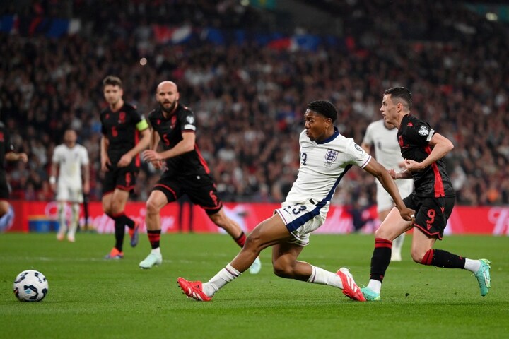 Emotional moment Lewis-Skelly’s family are spotted going wild in Wembley crowd