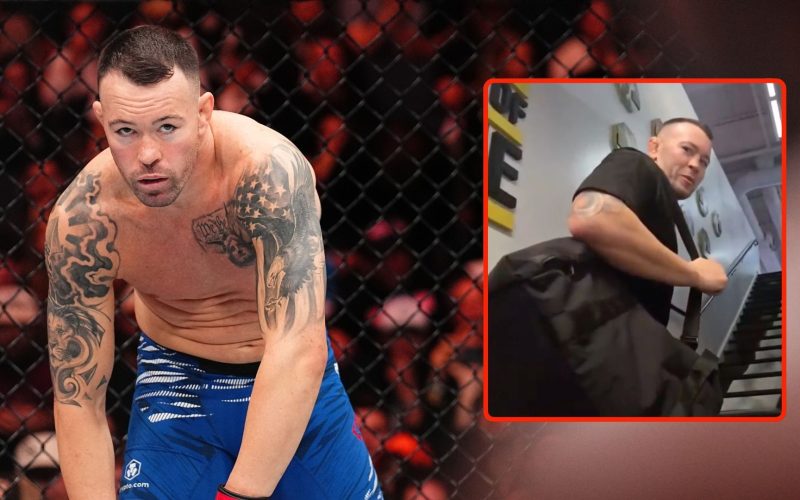 ‘Almost dialled 911’… Colby Covington mocked by fans for avoiding UFC gym run-in with rival