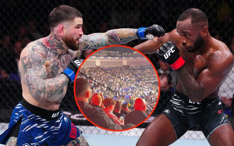 Footage shows fans ‘boo and leave’ UFC London midway through Leon Edwards vs Sean Brady