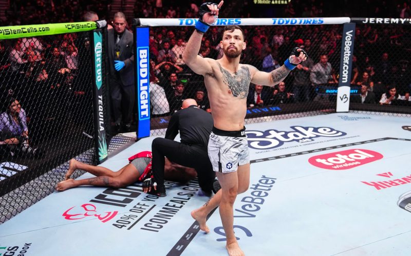 Top UFC lightweight answers Mauricio Ruffy’s call-out after ‘KO of the year contender’ at UFC 313