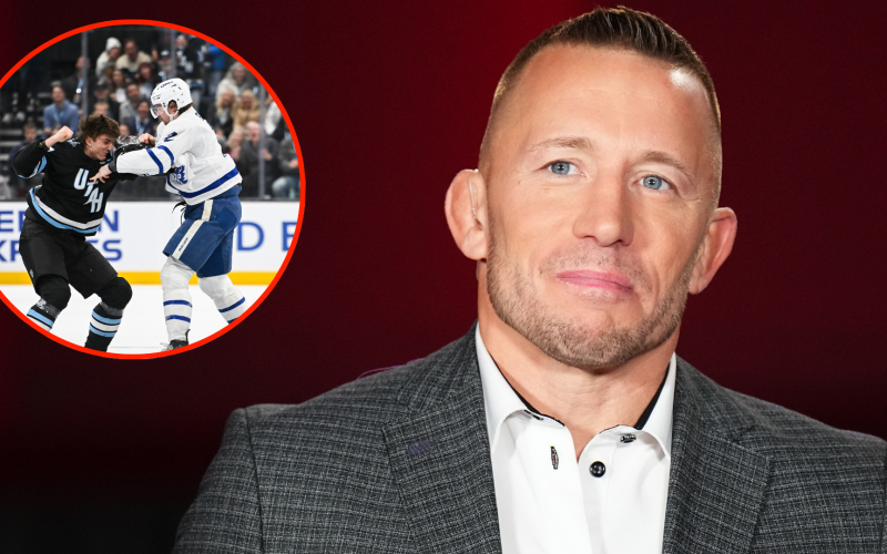 UFC legend Georges St-Pierre critiques NHL star who threw ‘superman punch’ during game