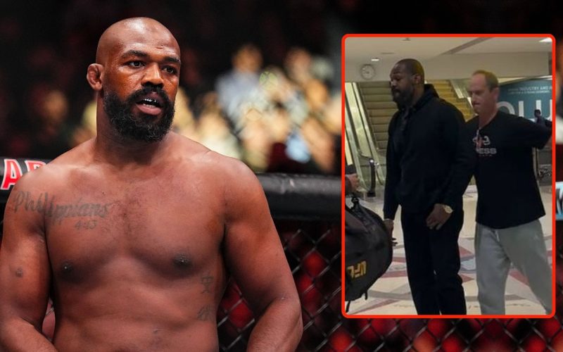 Jon Jones finally reacts to viral footage of prankster bumping into him