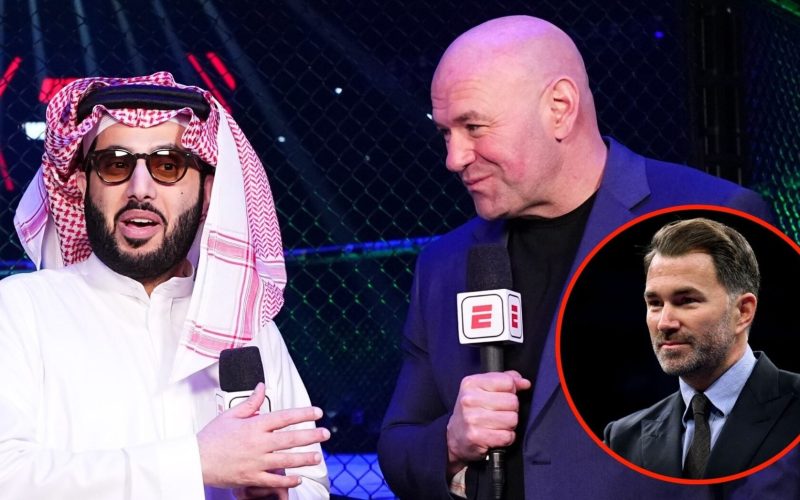 Eddie Hearn reveals the key disagreement he has with Dana White amid Turki Alalshikh boxing announcement