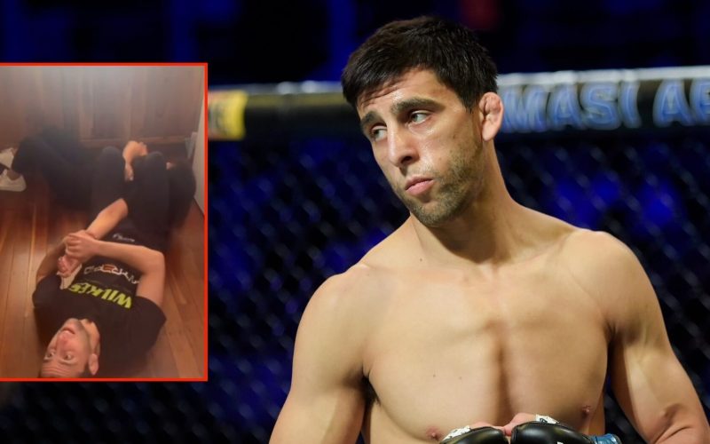 ‘Nobody is safe!’ … UFC fans hysterically react to video of Steve Erceg putting his mother in an armbar