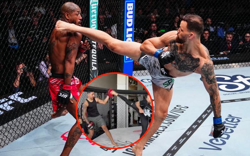 Mauricio Ruffy shares footage of him perfecting ‘KO of the Year’ spinning kick ahead of UFC 313