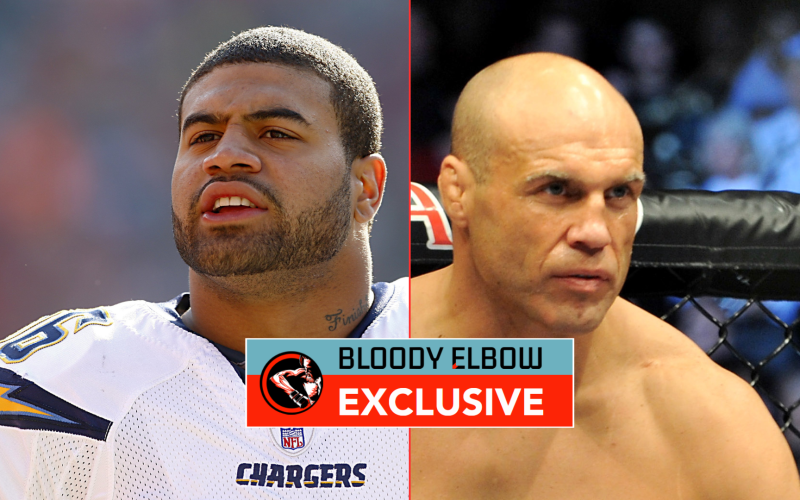 ‘No way I’m fighting Randy Couture’… Shawne Merriman relives moment he thought he was going to have to take on the UFC legend