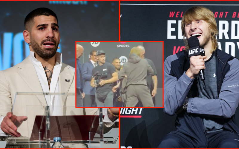 Paddy Pimblett and Ilia Topuria put bitter feud aside in UFC London meeting