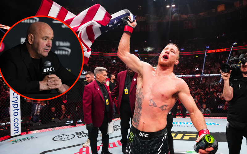 Dana White comments on Justin Gaethje’s chances of fighting Islam Makhachev following UFC 313 win