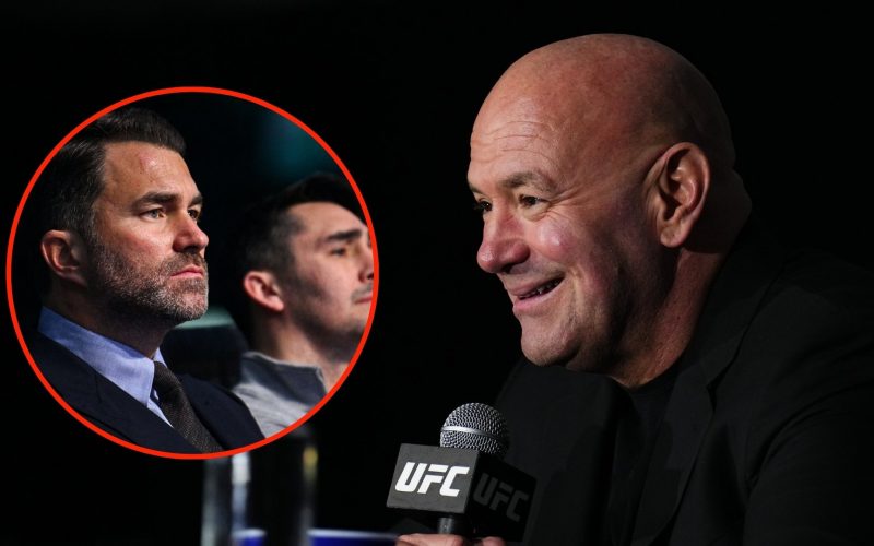 Dana White warned to ‘sleep with one eye open’ by Eddie Hearn after revealing plans for revolutionary boxing league